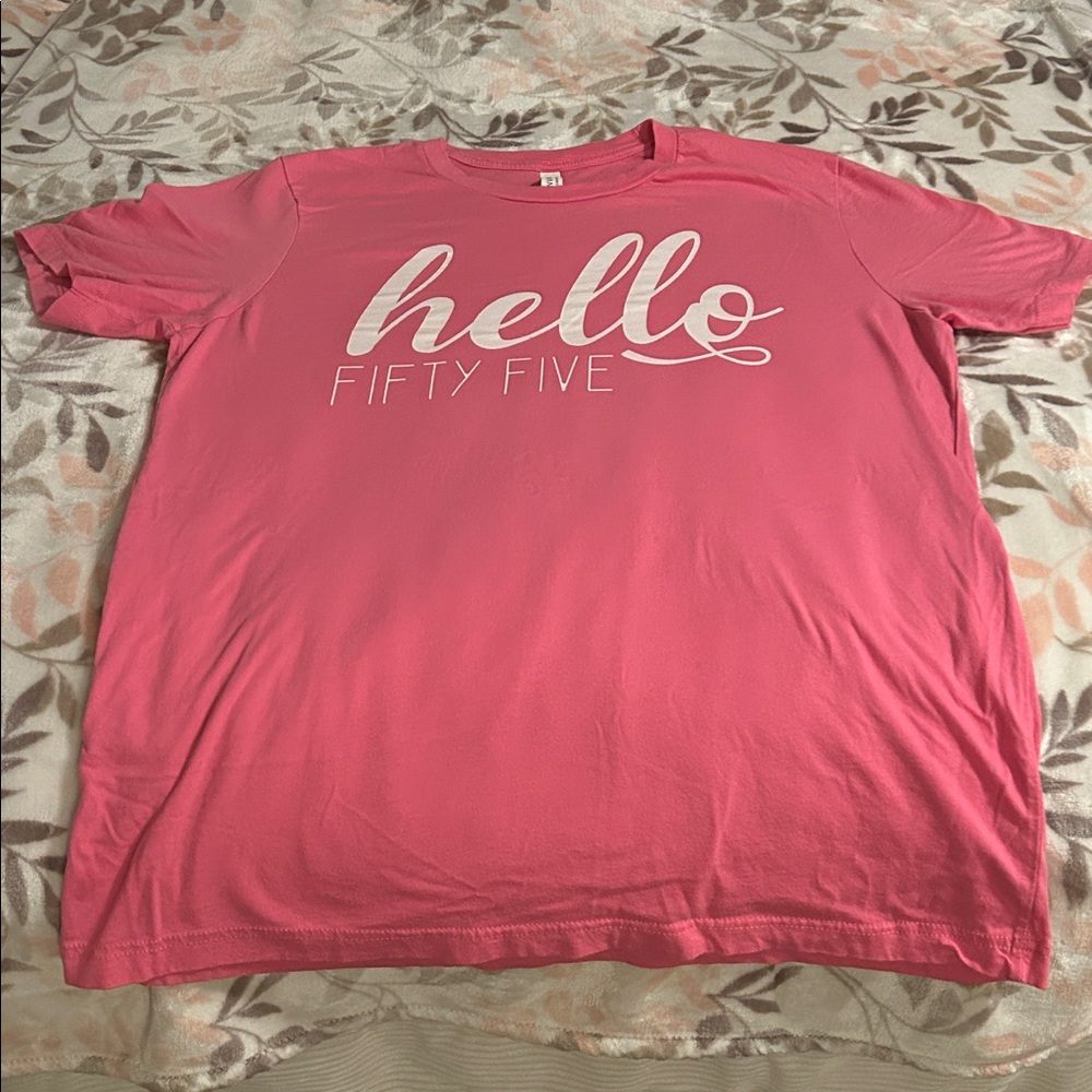 hello “55” Women’s T-Shirt Size L